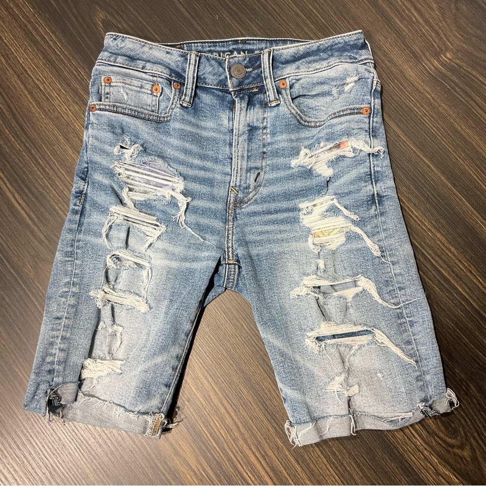 American Eagle Women's Distressed Jean Shorts Size 26